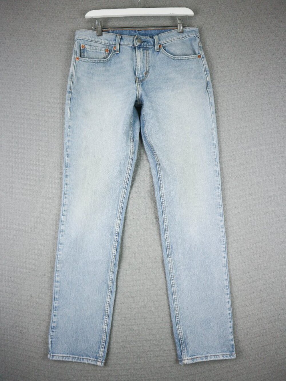 Levi's 511 Slim Fit Light Blue Wash Denim Jeans Mens 31x32